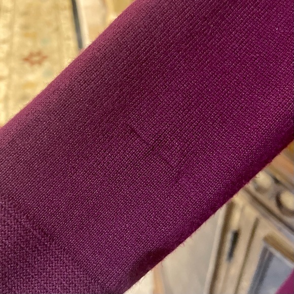 89th & Madison Burgundy Open Front Cardigan - Picture 11 of 11